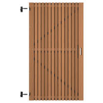 Thermo geschaafd lattendeur Ayous 178x99cm verticaal   (benodigd slotset art. 23205)