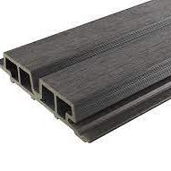 WEO60 cladding composiet (double) rhombus 3,3x17x360cm Dark Grey