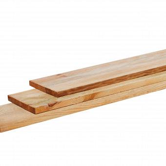 Grenen geschaafde schuttingplank 1,5x14x500 cm, groen geïmpregneerd