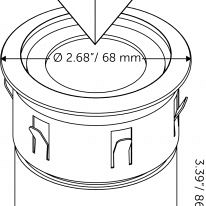 In-Lite LEDspot Flux rond 60mm 12V Tone