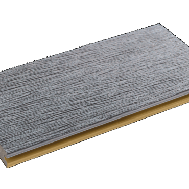 Fiberdeck Vintage Lunar Grey/Red Cedar (2-zijdig) 2,3x13,8x300cm