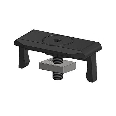 Aslon Ter-Klem voor composiet planken op aluminium balk 100st