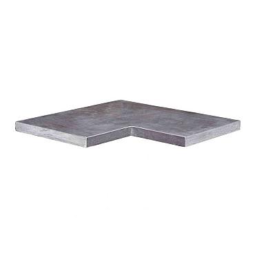 Spotted bluestone vijverrand hoekstuk 45/25x45x3cm