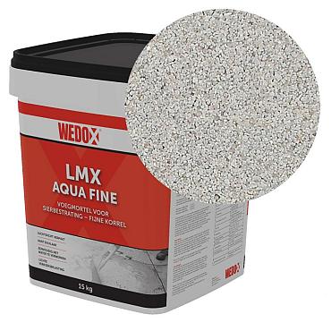 Wedox voegmiddel LMX Aqua Fine 15kg zilvergrijs