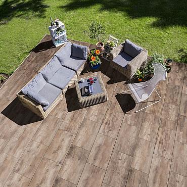 GeoCeramica® 80x40x4cm Timber Noce