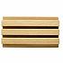 WEO35 Gardenwall composiet (triple) rhombus 3,3x17x360cm Red Cedar