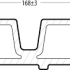 WEO60 cladding composiet (double) rhombus 3,3x17x290cm Ipé