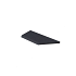 Zwembadrand hoek links (100/60x40x5cm) carbon